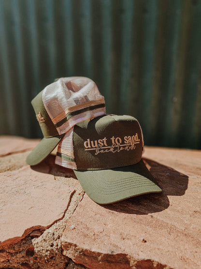 DTS Back to Dust Hats - Army Green